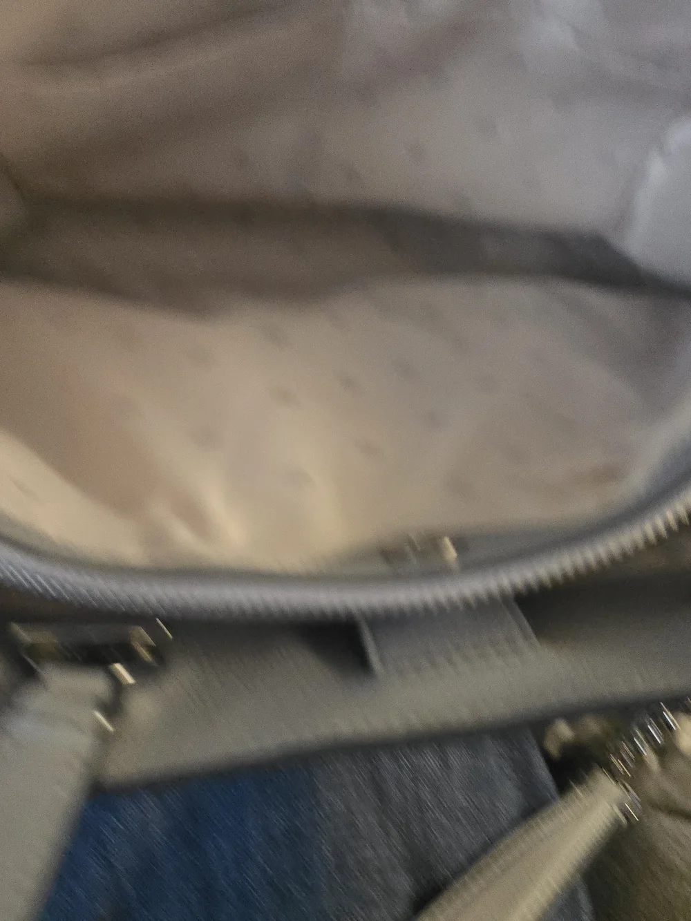 kate spade Light Gray Pebbled Leather Chain-Handle Tote